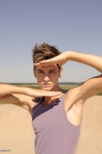Russian male model Maxim