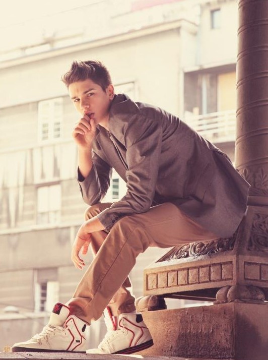 young serbian male model