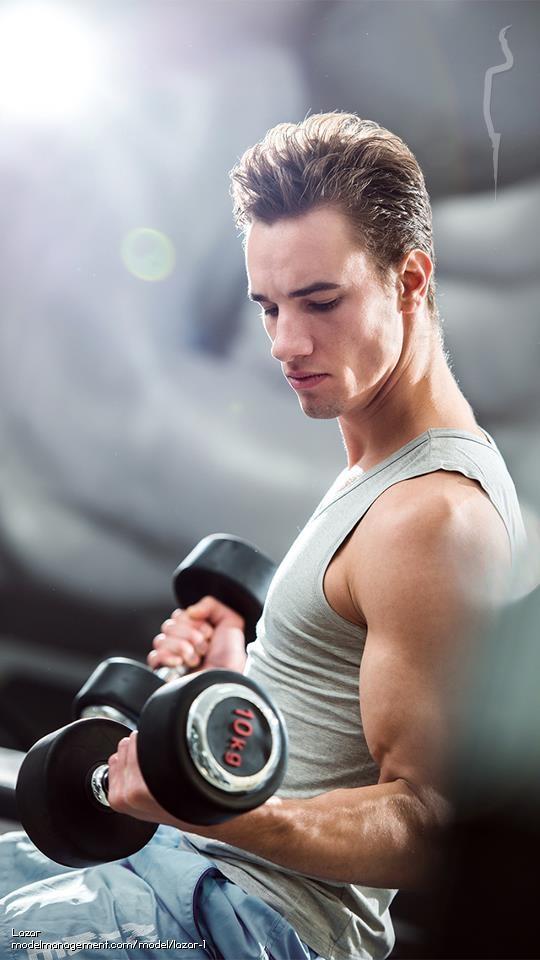 handsome muscle guy