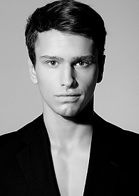 Slovenian fashion model Ziga