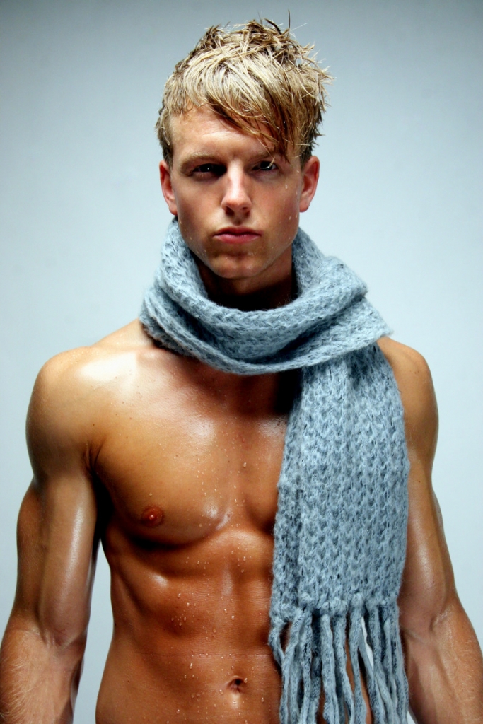 Attractive male fashion model Michael Sibila from USA gallery.
