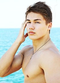 Russian model Mikhail