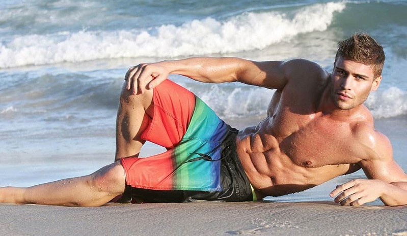 Jose Ferrer Santillan on the beach